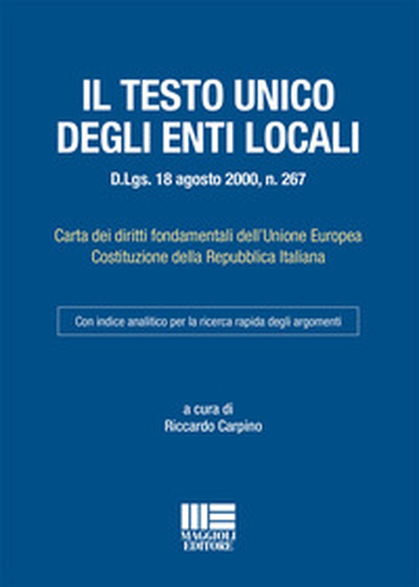 Il Testo Unico degli enti locali - Librerie.coop Il Testo Unico degli enti locali - Librerie.coop