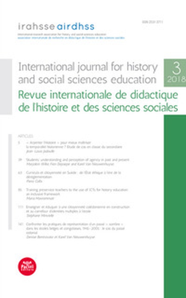 International journal for history and social sciences education-Revue internationale de didactique de l'histoire et des sciences sociales (2018) - Librerie.coop International journal for history and social sciences education-Revue internationale de didactique de l'histoire et des sciences sociales (2018) - Librerie.coop