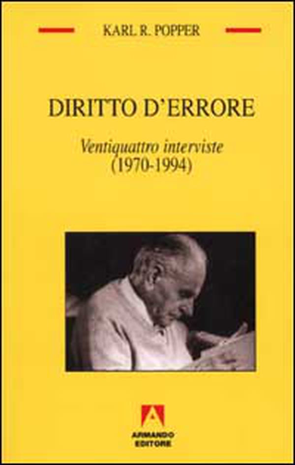Diritto d'errore. Ventiquattro interviste (1970-1994) - Librerie.coop Diritto d'errore. Ventiquattro interviste (1970-1994) - Librerie.coop