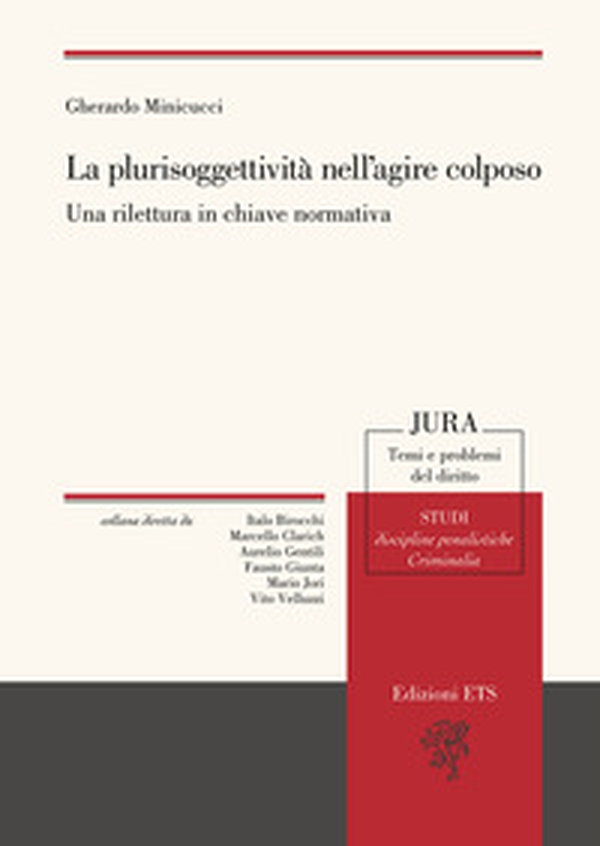 La plurisoggettività nell'agire colposo. Una rilettura in chiave normativa - Librerie.coop La plurisoggettività nell'agire colposo. Una rilettura in chiave normativa - Librerie.coop