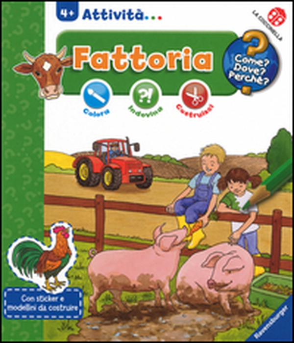 Fattoria. Colora, indovina, costruisci. Con adesivi - Librerie.coop Fattoria. Colora, indovina, costruisci. Con adesivi - Librerie.coop