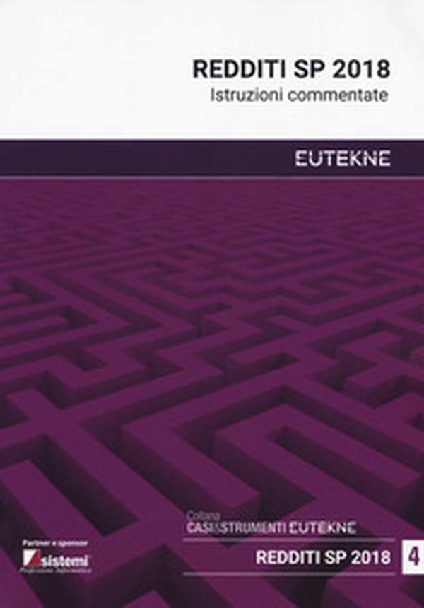 Redditi SP 2018. Istruzioni commentate - Librerie.coop Redditi SP 2018. Istruzioni commentate - Librerie.coop