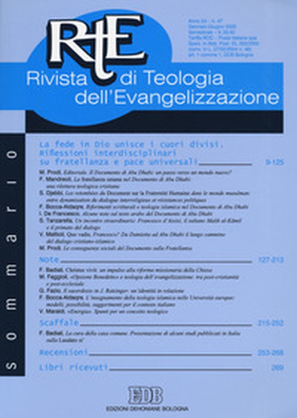 RTE Rivista di teologia dell'evangelizzazione - Vol. 47 - Librerie.coop RTE Rivista di teologia dell'evangelizzazione - Vol. 47 - Librerie.coop