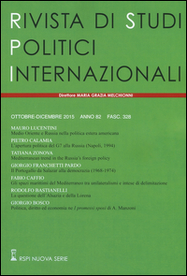 Rivista di studi politici internazionali - Librerie.coop Rivista di studi politici internazionali - Librerie.coop