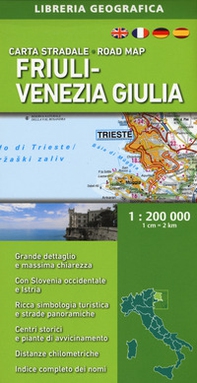 Friuli-Venezia Giulia 1:200.000 - Librerie.coop