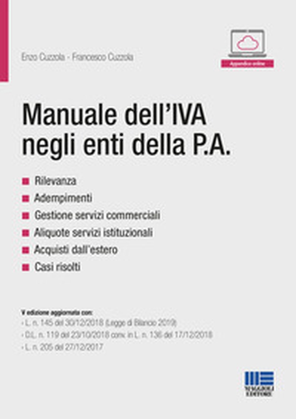 Manuale dell'IVA negli enti della P.A. - Librerie.coop Manuale dell'IVA negli enti della P.A. - Librerie.coop