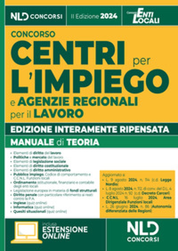 Manuale per i concorsi nei Centri per l'impiego e Agenzie Regionali per il Lavoro - Librerie.coop Manuale per i concorsi nei Centri per l'impiego e Agenzie Regionali per il Lavoro - Librerie.coop