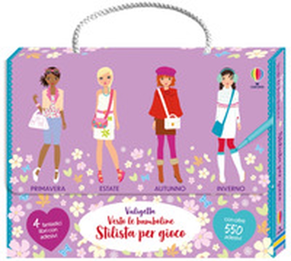 Valigetta Vesto le bamboline. Stilista per gioco. Con adesivi - Librerie.coop Valigetta Vesto le bamboline. Stilista per gioco. Con adesivi - Librerie.coop