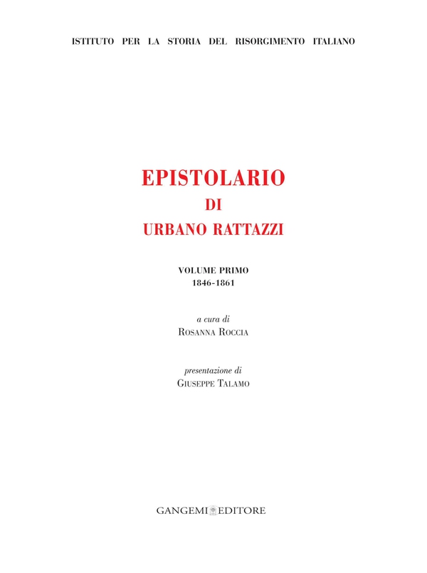 Epistolario di Urbano Rattazzi - Librerie.coop Epistolario di Urbano Rattazzi - Librerie.coop