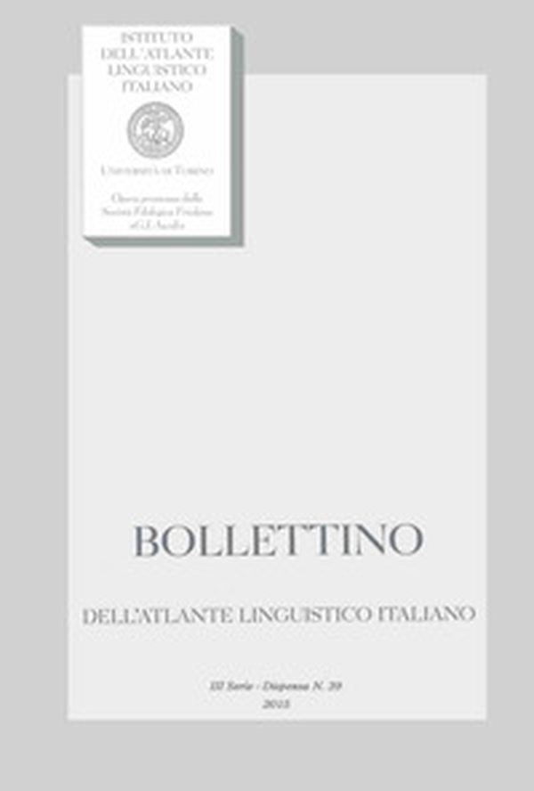 Bollettino dell'Atlante Linguistico Italiano. 3ª serie - Librerie.coop Bollettino dell'Atlante Linguistico Italiano. 3ª serie - Librerie.coop