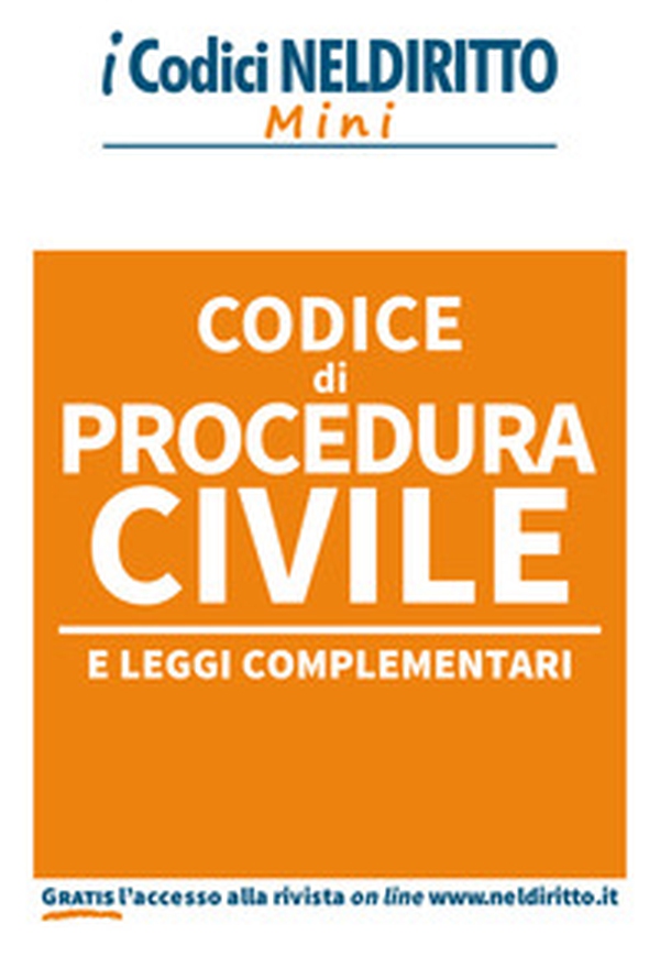 Codice di procedura civile e leggi complementari - Librerie.coop Codice di procedura civile e leggi complementari - Librerie.coop