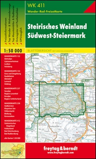 Steirisches Weinland, Südwest-Steiermark 1:50.000 - Librerie.coop