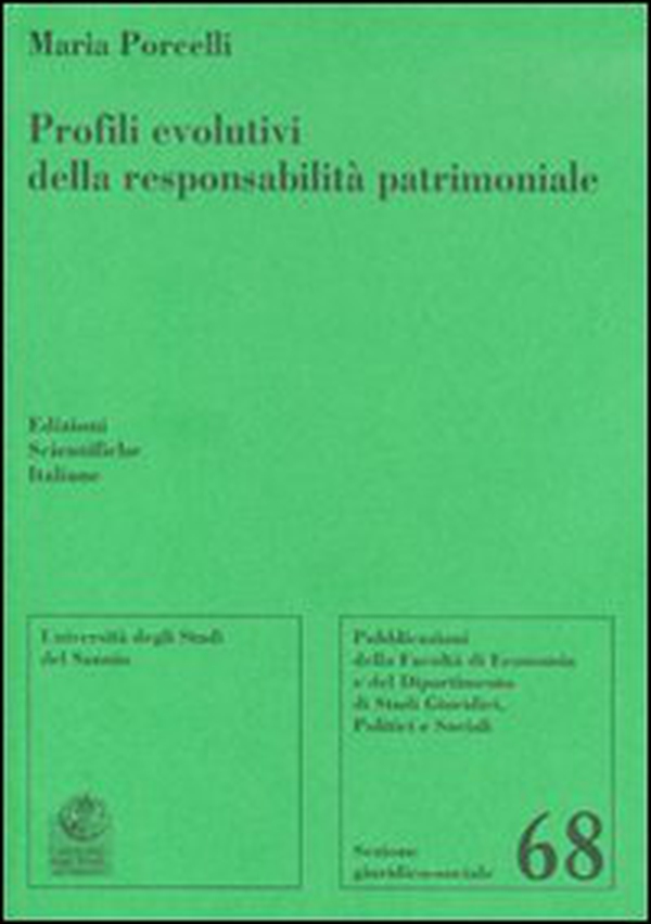 Profili evolutivi della responsabilità patrimoniale - Librerie.coop Profili evolutivi della responsabilità patrimoniale - Librerie.coop