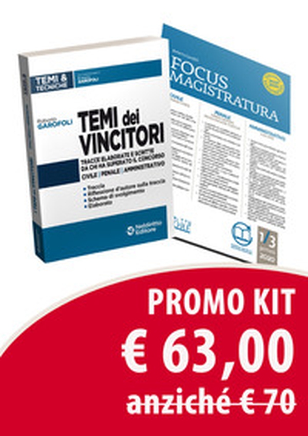 I temi dei vincitori. Civile, penale, amministrativo-Focus magistratura. Concorso magistratura 2020: Civile, penale, amministrativo. Kit - Librerie.coop I temi dei vincitori. Civile, penale, amministrativo-Focus magistratura. Concorso magistratura 2020: Civile, penale, amministrativo. Kit - Librerie.coop
