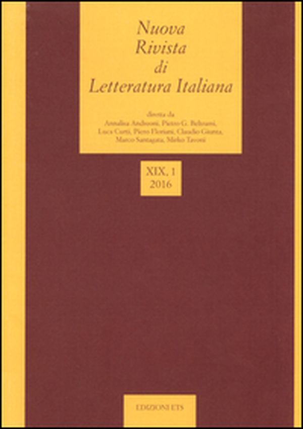 Nuova rivista di letteratura italiana - Vol. 1 - Librerie.coop Nuova rivista di letteratura italiana - Vol. 1 - Librerie.coop