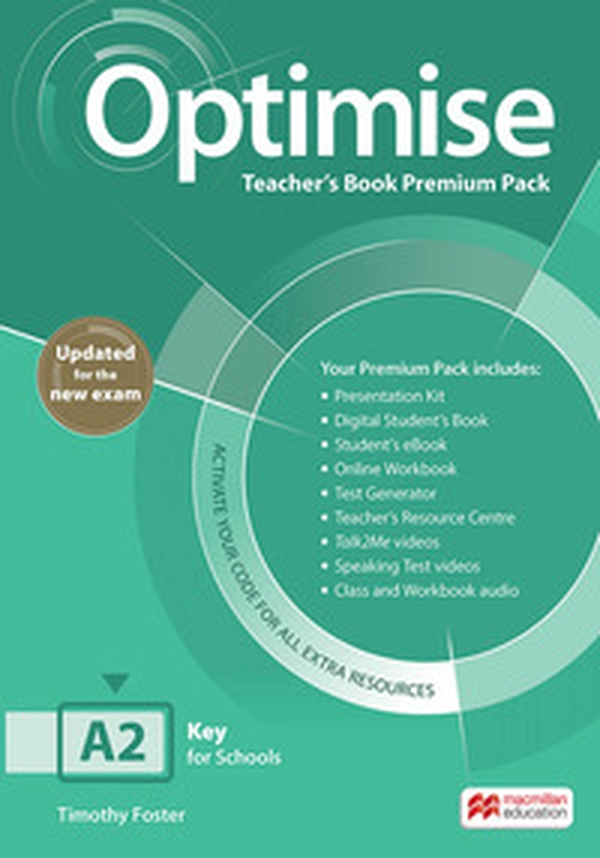 Optimise. A2. Teacher's book. Premium pack - Librerie.coop Optimise. A2. Teacher's book. Premium pack - Librerie.coop