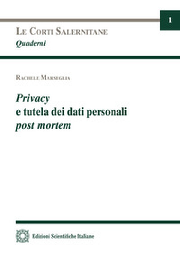 Privacy e tutela dei dati personali post mortem - Librerie.coop Privacy e tutela dei dati personali post mortem - Librerie.coop
