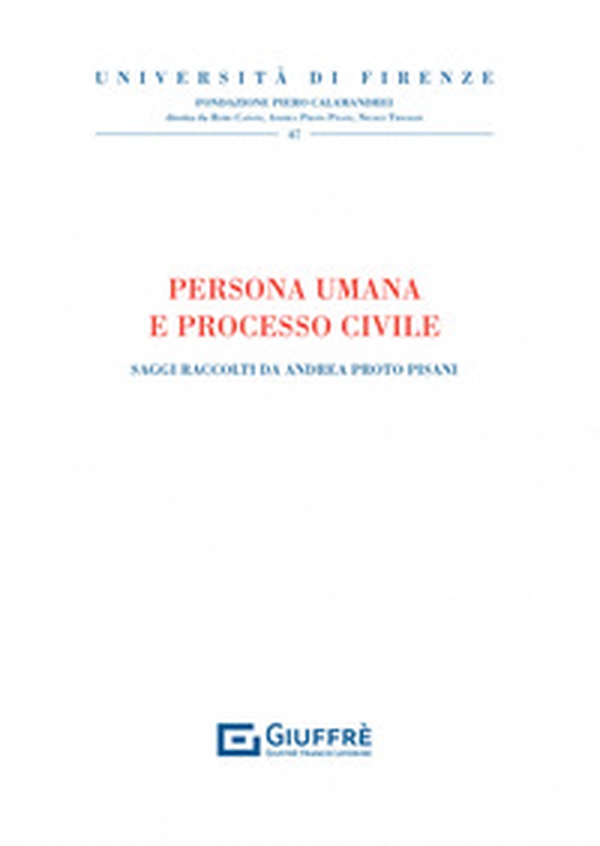 Persona umana e processo civile - Librerie.coop Persona umana e processo civile - Librerie.coop