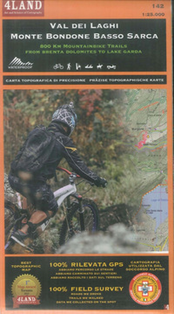 Val dei laghi. Monte Bondone. Basso Sarca. 800 km mountainbike trails from Brenta Dolomites to Lake Garda 1:25.000. Ediz. italiana, inglese e tedesca - Librerie.coop Val dei laghi. Monte Bondone. Basso Sarca. 800 km mountainbike trails from Brenta Dolomites to Lake Garda 1:25.000. Ediz. italiana, inglese e tedesca - Librerie.coop