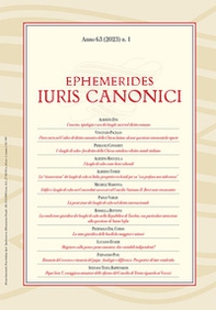 Ephemerides Iuris canonici - Vol. 1 - Librerie.coop