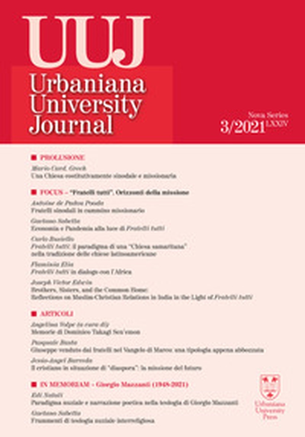 Urbaniana University Journal. Euntes Docete - Librerie.coop Urbaniana University Journal. Euntes Docete - Librerie.coop