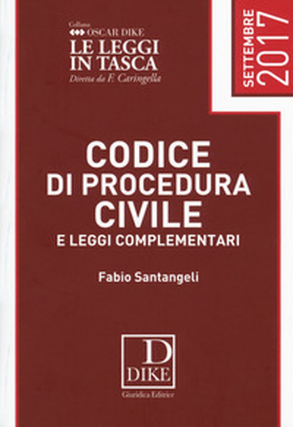 Codice di procedura civile e leggi complementari 2017 - Librerie.coop Codice di procedura civile e leggi complementari 2017 - Librerie.coop