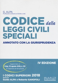Codice delle leggi civili speciali annotato con la giurisprudenza - Librerie.coop