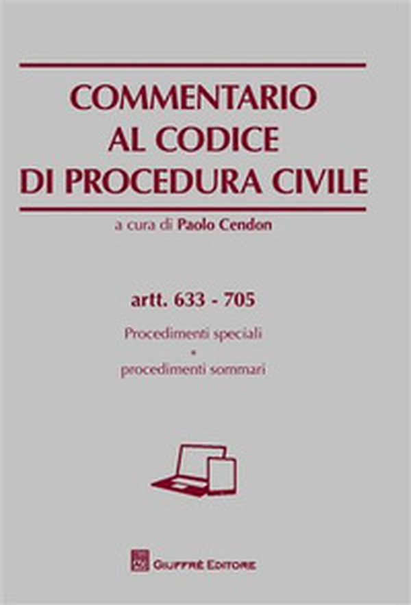 Commentario al codice di procedura civile. Art. 633-705 - Librerie.coop Commentario al codice di procedura civile. Art. 633-705 - Librerie.coop