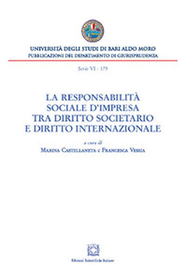 La responsabilità sociale d'impresa tra diritto societario e diritto internazionale - Librerie.coop La responsabilità sociale d'impresa tra diritto societario e diritto internazionale - Librerie.coop
