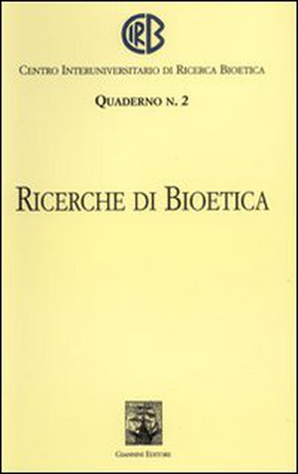 Ricerche di bioetica - Librerie.coop Ricerche di bioetica - Librerie.coop