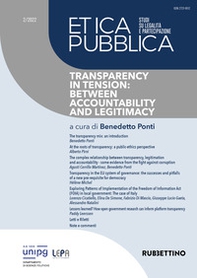 Etica pubblica. Studi su legalità e partecipazione - Vol. 2 - Librerie.coop