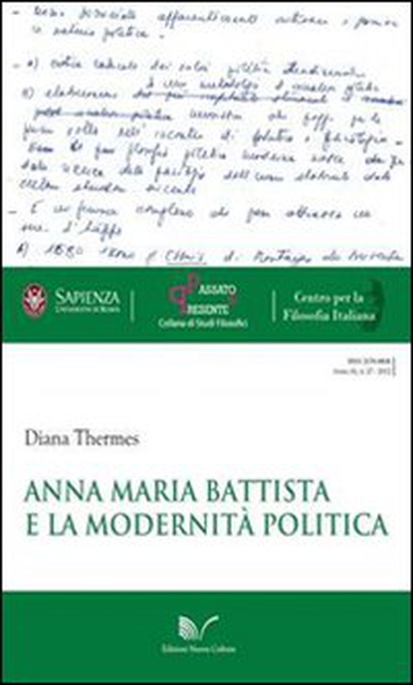 Anna Maria Battista e la modernità politica - Librerie.coop Anna Maria Battista e la modernità politica - Librerie.coop