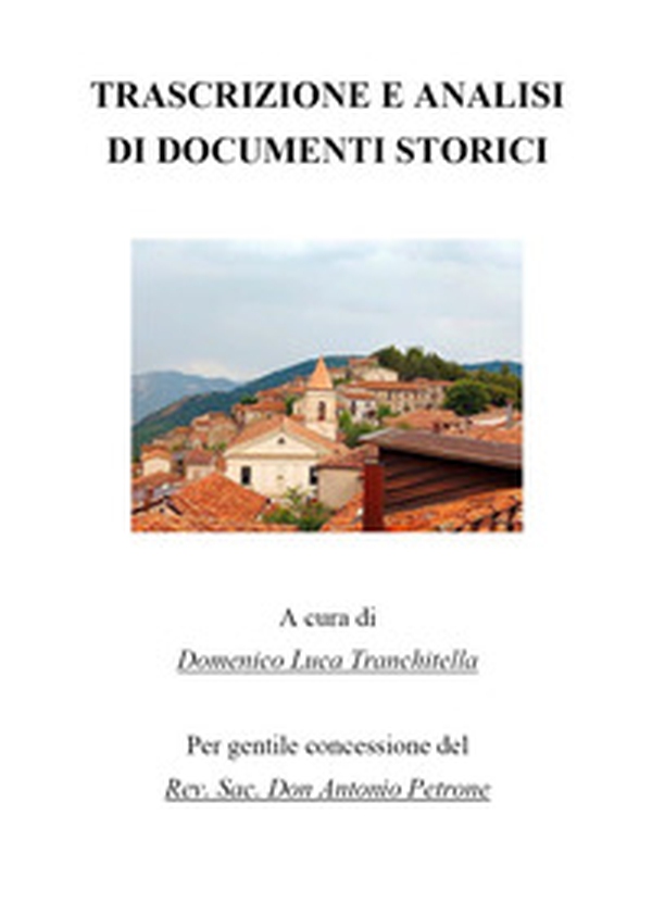 Trascrizione e analisi di documenti storici - Librerie.coop Trascrizione e analisi di documenti storici - Librerie.coop
