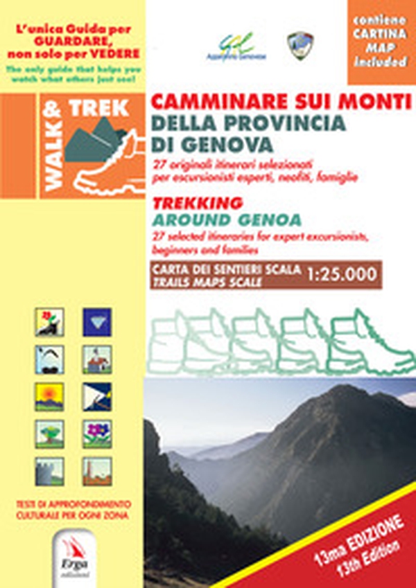 Camminare sui monti della Provincia di Genova-Trekking around Genova - Librerie.coop Camminare sui monti della Provincia di Genova-Trekking around Genova - Librerie.coop