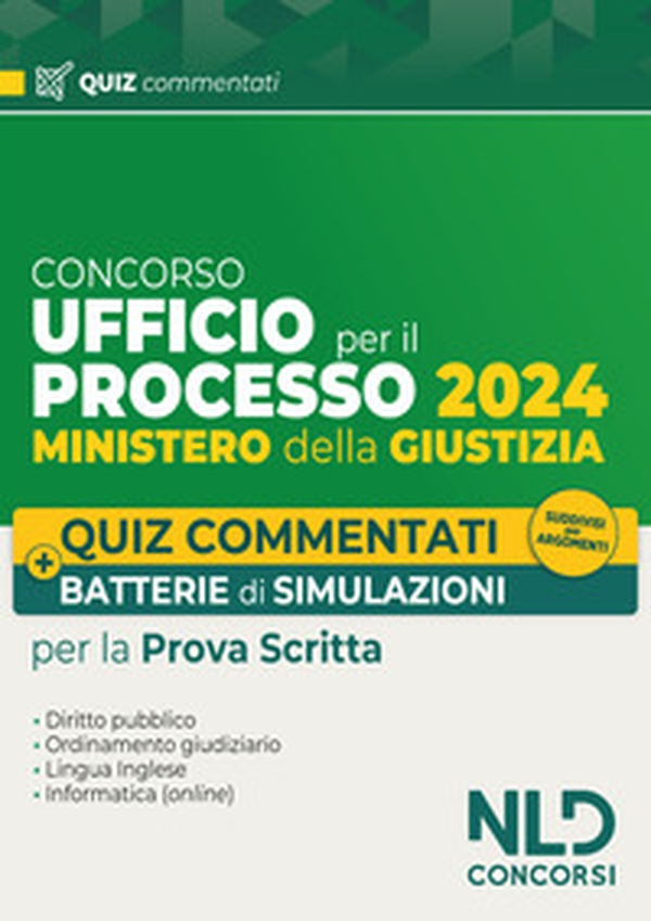 Ufficio del Processo. Quiz commentati e batterie di simulazioni 2024 - Librerie.coop Ufficio del Processo. Quiz commentati e batterie di simulazioni 2024 - Librerie.coop