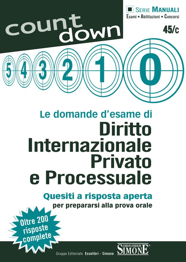 Le domande d'esame di Diritto Internazionale Privato e Processuale - Librerie.coop Le domande d'esame di Diritto Internazionale Privato e Processuale - Librerie.coop