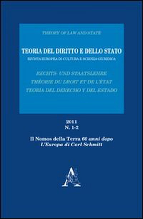 Teoria del diritto e dello Stato. Rivista europea di cultura e scienza giuridica - Librerie.coop Teoria del diritto e dello Stato. Rivista europea di cultura e scienza giuridica - Librerie.coop