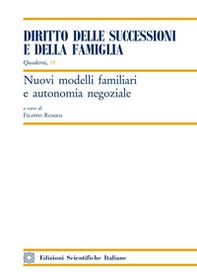 Nuovi modelli familiari e autonomia negoziale - Librerie.coop