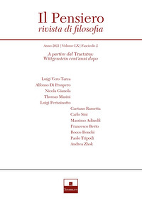 Il pensiero. Rivista di filosofia - Vol. 60\2 - Librerie.coop Il pensiero. Rivista di filosofia - Vol. 60\2 - Librerie.coop
