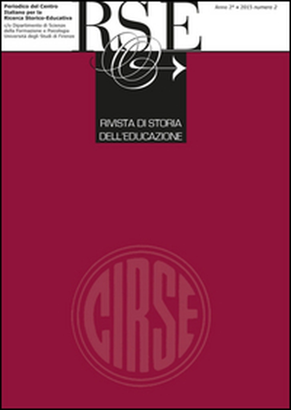 Rivista di storia dell'educazione - Vol. 2 - Librerie.coop Rivista di storia dell'educazione - Vol. 2 - Librerie.coop