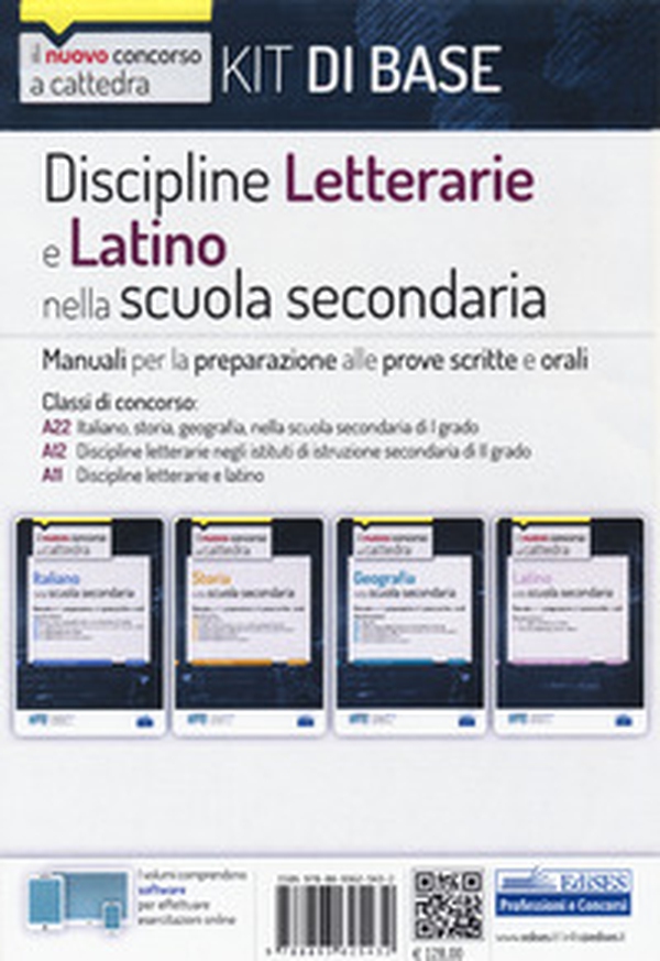 Kit discipline letterarie e latino nella scuola secondaria. Classi A22, A12 e A11 - Librerie.coop Kit discipline letterarie e latino nella scuola secondaria. Classi A22, A12 e A11 - Librerie.coop