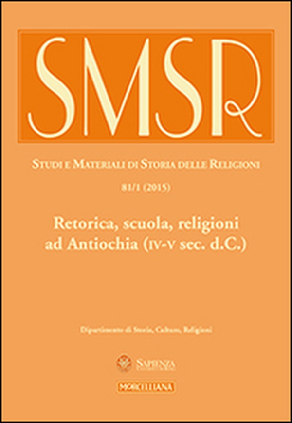 SMSR. Studi e materiali di storia delle religioni - Vol. 81\1 - Librerie.coop SMSR. Studi e materiali di storia delle religioni - Vol. 81\1 - Librerie.coop