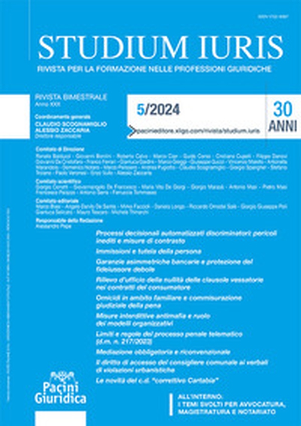 Studium iuris. Rivista per la formazione nelle professioni giuridiche - Vol. 5 - Librerie.coop Studium iuris. Rivista per la formazione nelle professioni giuridiche - Vol. 5 - Librerie.coop