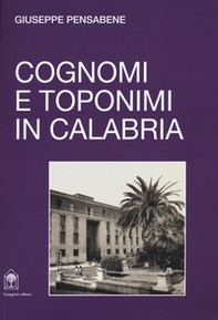 Cognomi e toponimi in Calabria - Librerie.coop