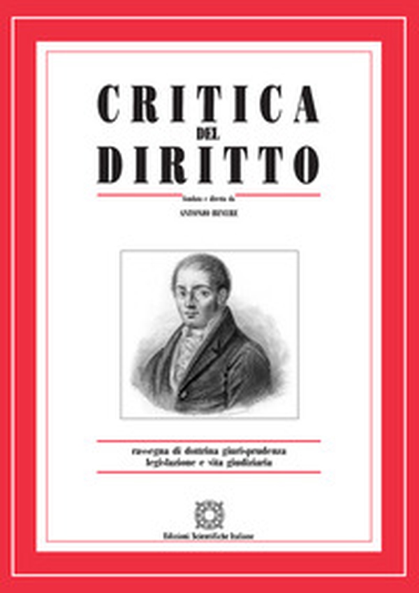 Critica del diritto. Rassegna di dottrina giurisprudenza legislazione e vita giudiziaria - Vol. 1 - Librerie.coop Critica del diritto. Rassegna di dottrina giurisprudenza legislazione e vita giudiziaria - Vol. 1 - Librerie.coop