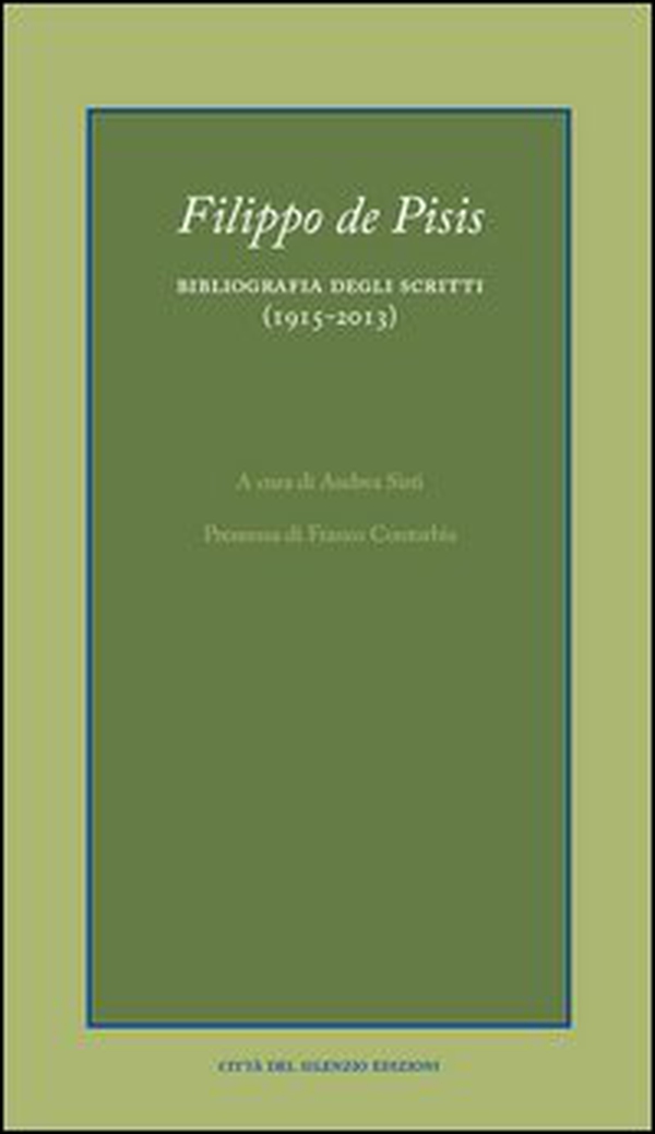 Filippo de Pisis. Bibliografia degli scritti (1915-2013) - Librerie.coop Filippo de Pisis. Bibliografia degli scritti (1915-2013) - Librerie.coop