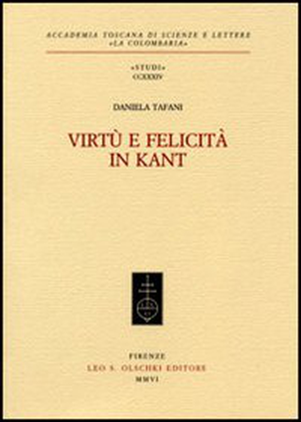 Virtù e felicità in Kant - Librerie.coop Virtù e felicità in Kant - Librerie.coop