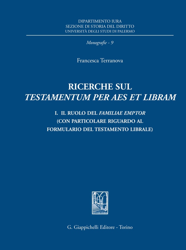 Ricerche sul testamentum per aes et libram. - Librerie.coop Ricerche sul testamentum per aes et libram. - Librerie.coop