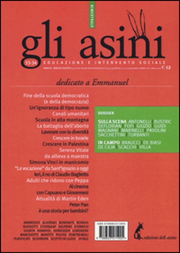 Gli asini. Rivista di educazione e intervento sociale - Librerie.coop Gli asini. Rivista di educazione e intervento sociale - Librerie.coop