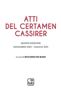 Atti del Certamen Cassirer - Librerie.coop